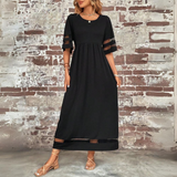 Catarina - Elegant Dress for Tummy Coverage