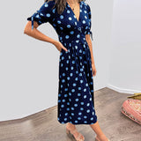 Elegant Polka Dot Dress Mónica