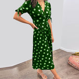 Elegant Polka Dot Dress Mónica