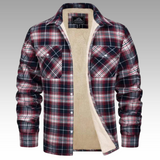 Tiago - Fleecy striped jacket