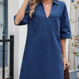 Casual Denim Dress Jessica