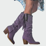 Comfortable leather boots