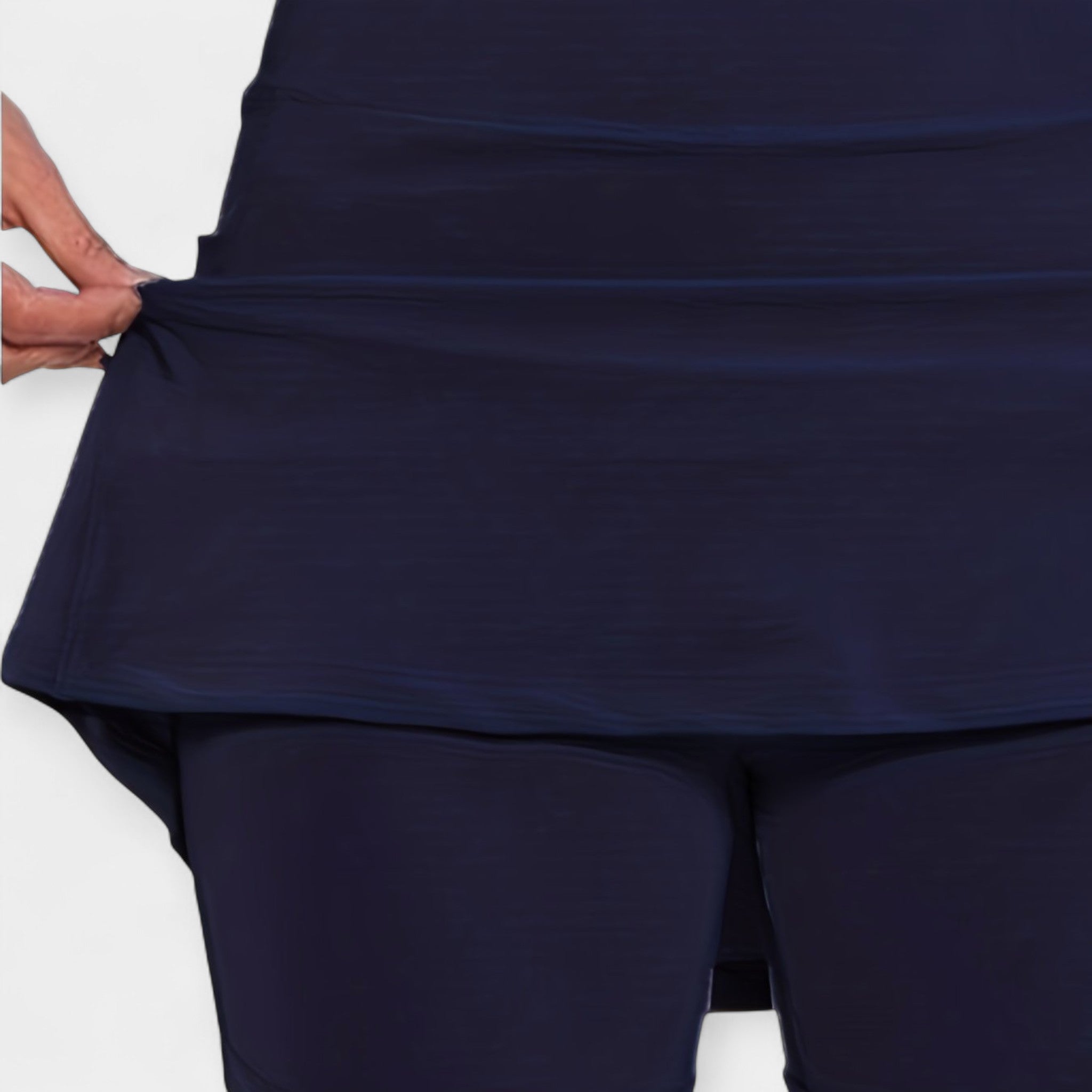 High-Waisted Skirted Pants