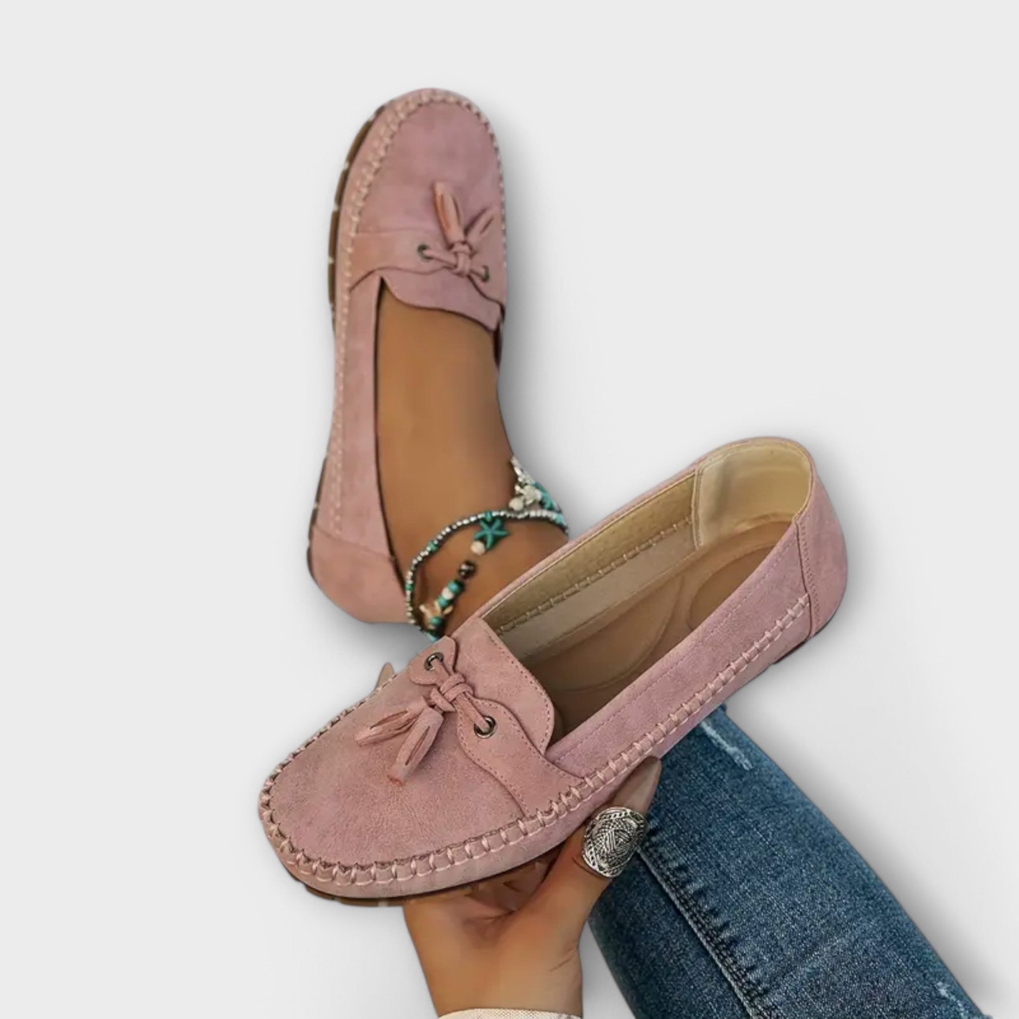Orthopedic ballet flats for comfort and support