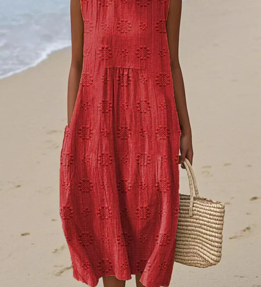 Franca - Cotton sleeveless dress