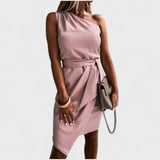 Modern One-Shoulder Dress Ana