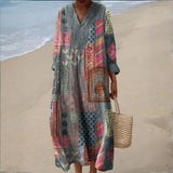 Patchwork boemska haljina