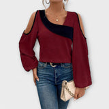 Escarlate - Square neck blouse