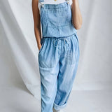 Verónica Relaxed Denim Overalls