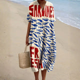 Ariana Sardine-Patterned Dress