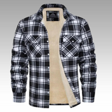 Tiago - Fleecy striped jacket