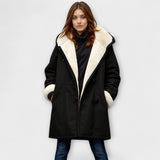 Ana, comfortable jacket with fur