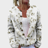 Autumnal Floral Cardigan Joana