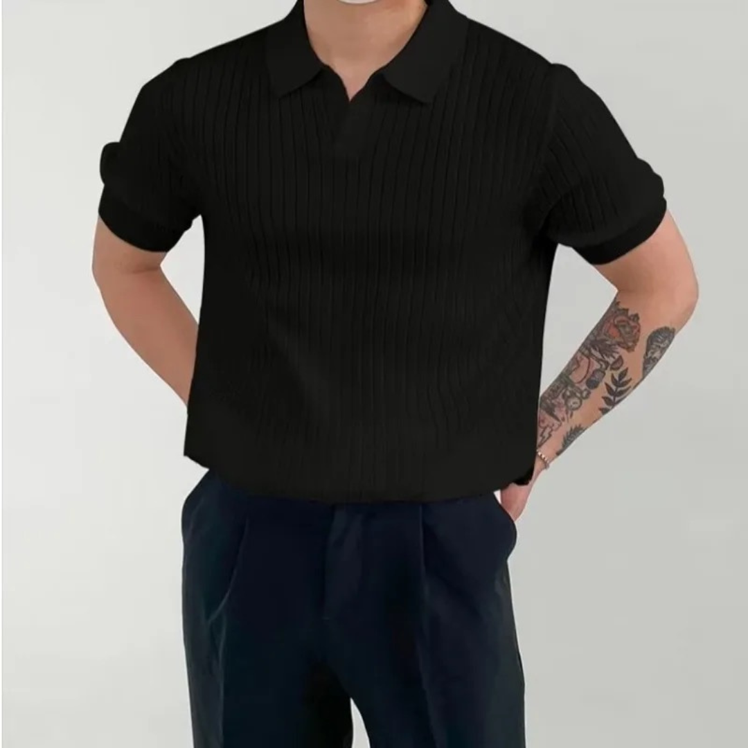 Cristiano - Elegantna Canelado Polo majica