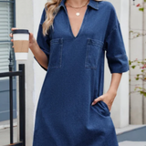 Casual Denim Dress Jessica