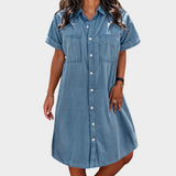 Lightweight denim summer dress