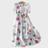 Spring floral dress