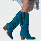 Comfortable leather boots