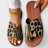 Dvobojne sandale s leopard uzorkom