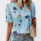 Emília V-neck blouse