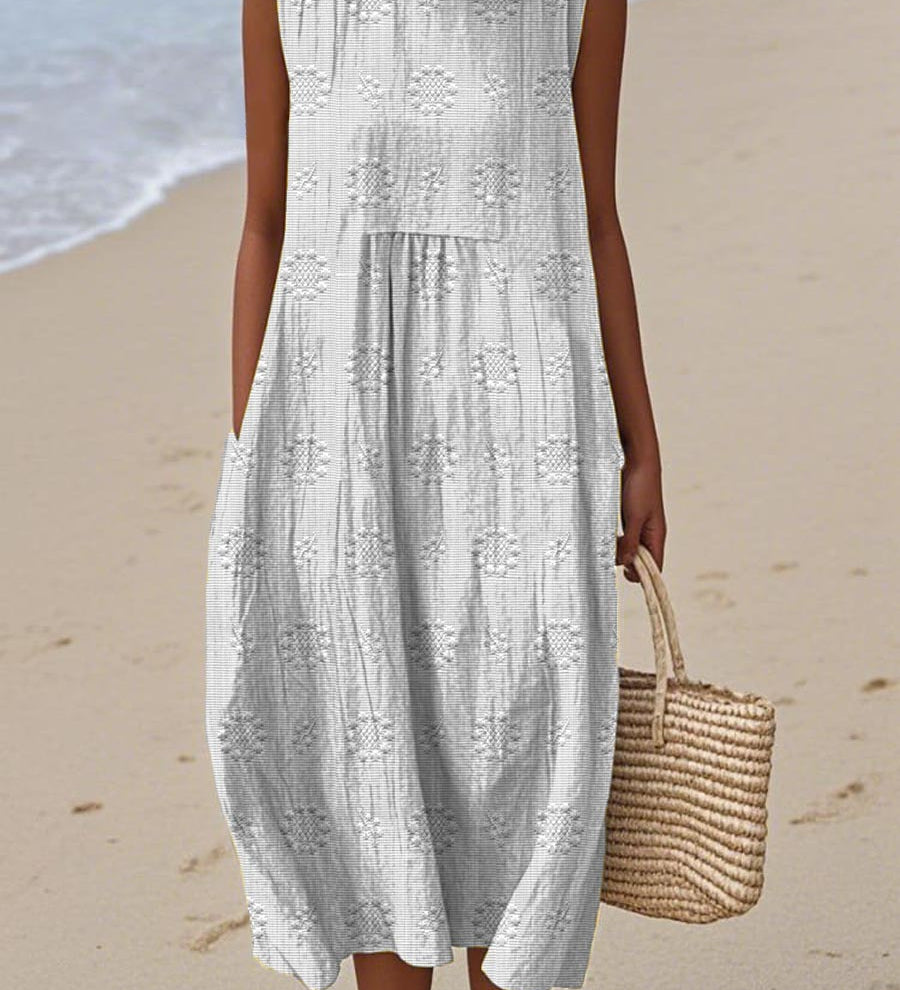 Franca - Cotton sleeveless dress