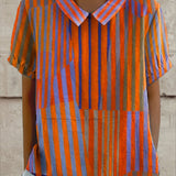 Geometric Striped Nina Shirt