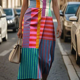 Tânia - Patterned Sleeveless Dress
