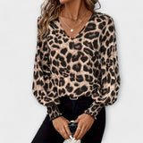 Joana - Leopard Print Blouse