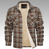 Tiago - Fleecy striped jacket