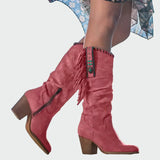 Comfortable leather boots