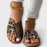 Dvobojne sandale s leopard uzorkom