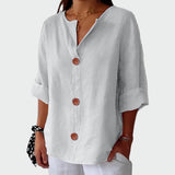 Textured casual blouse
