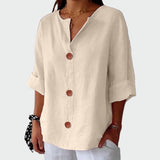 Textured casual blouse