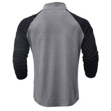 Mandarin collar cotton shirt