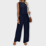 Valeria - Petal vest and pants