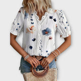 Emília V-neck blouse