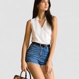 Salete - Soft V-neck top