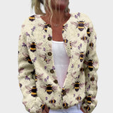 Alice - Floral cardigan for autumn