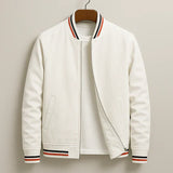 Striped bomber jacket Mário