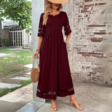 Catarina - Elegant Dress for Tummy Coverage