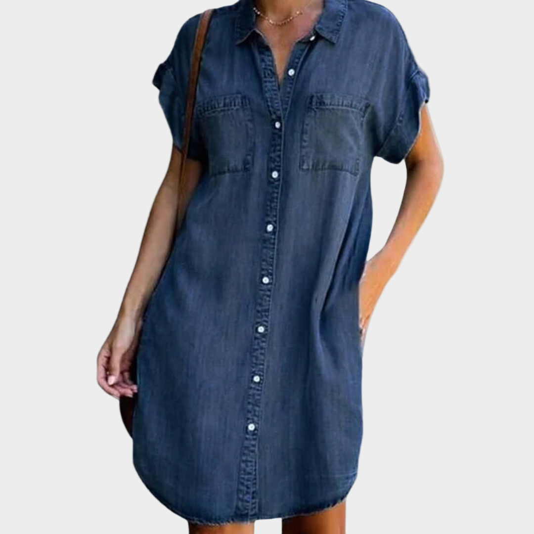 Relaxed denim dress