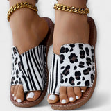 Dvobojne sandale s leopard uzorkom