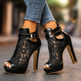 Liliana - Lace Sandals