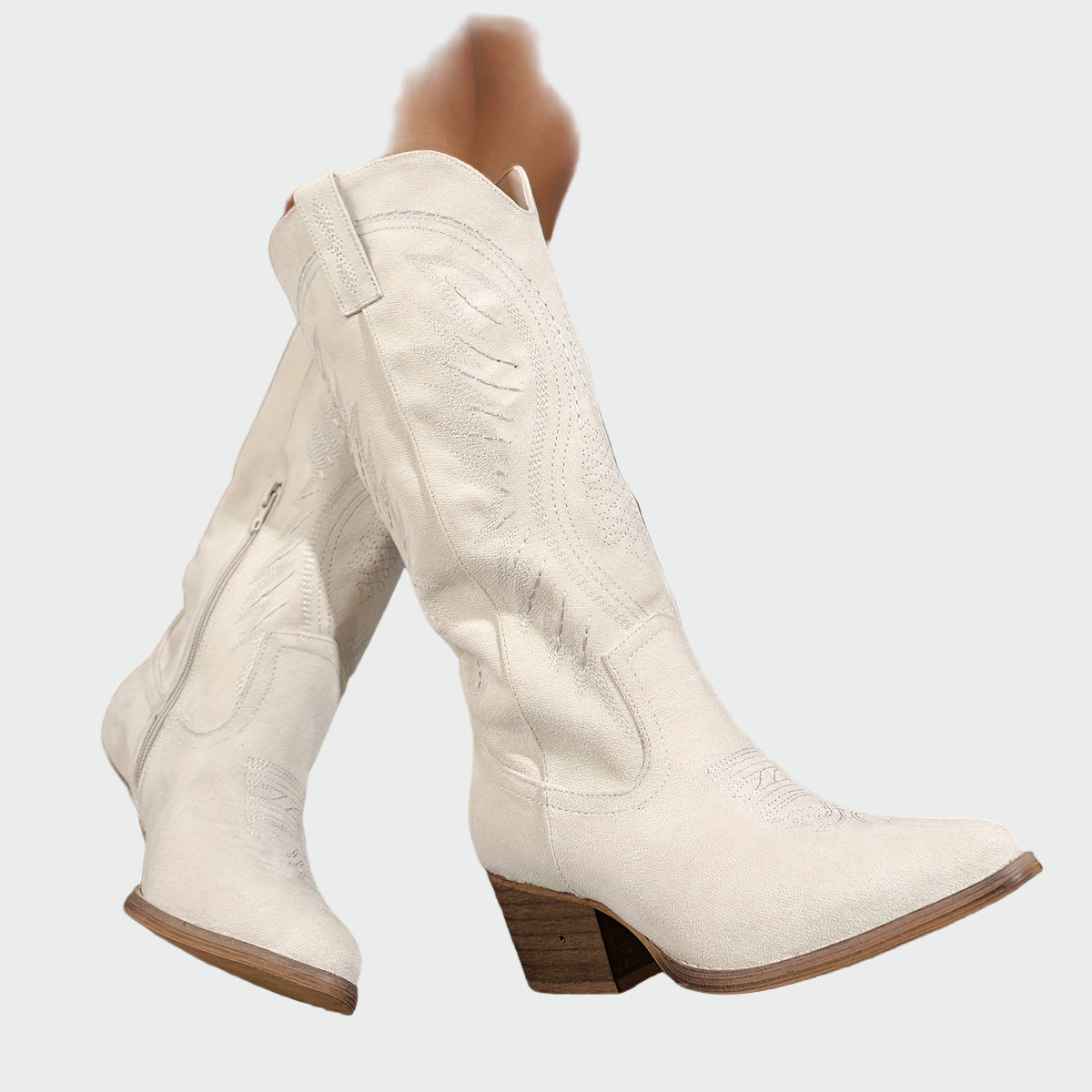 Elegant Embroidered Boots