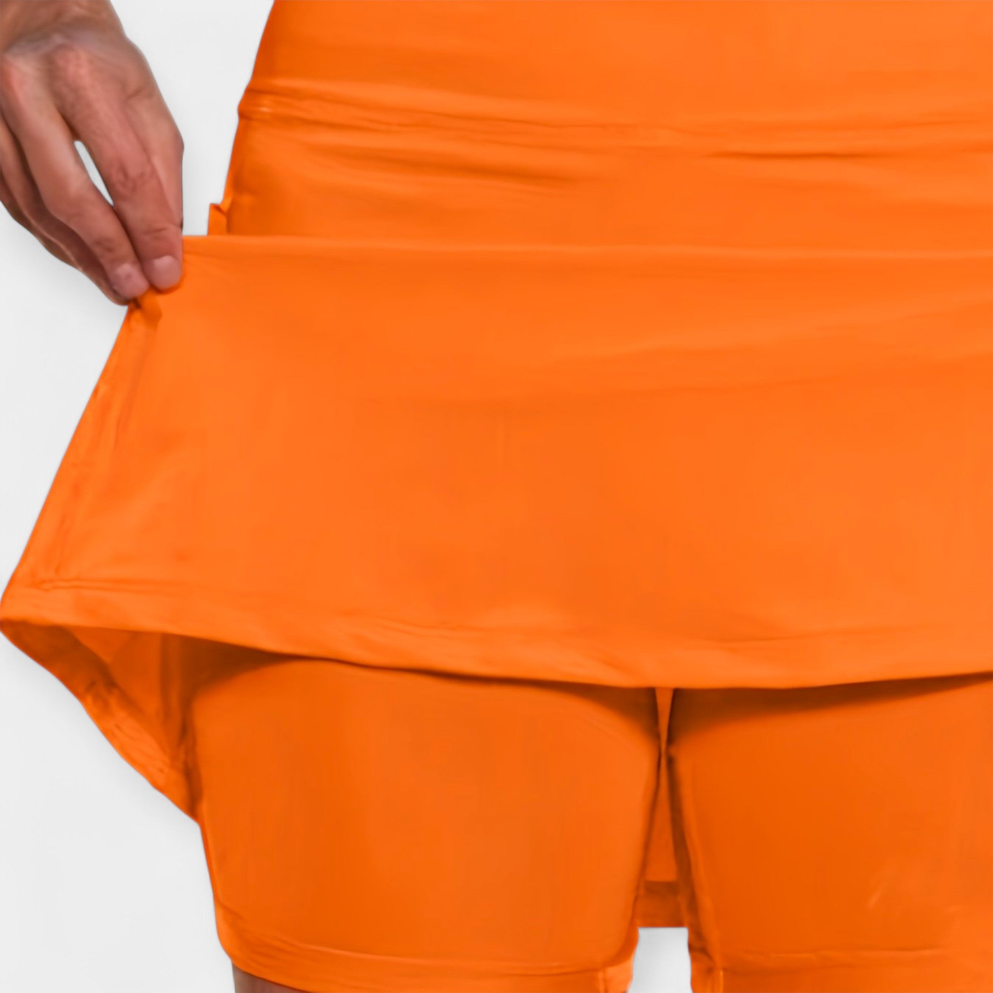 High-Waisted Skirted Pants