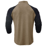 Mandarin collar cotton shirt