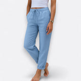 Sara - Premium stretch linen trousers