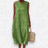 Franca - Cotton sleeveless dress