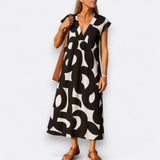 Flowy V-neck dress
