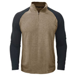 Mandarin collar cotton shirt